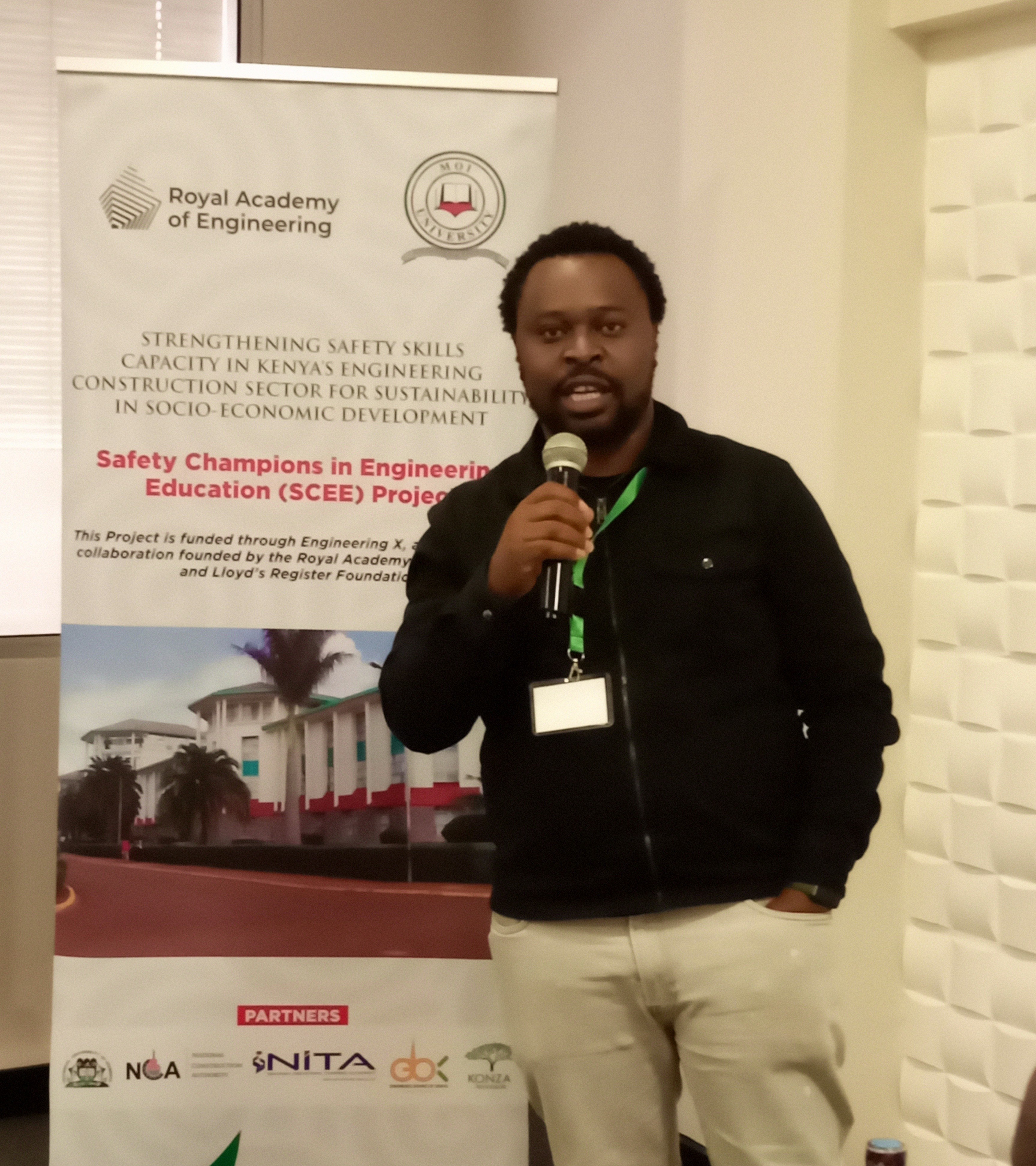 Eng. Francis Kibara, Interns Supervisor at KoTDA
