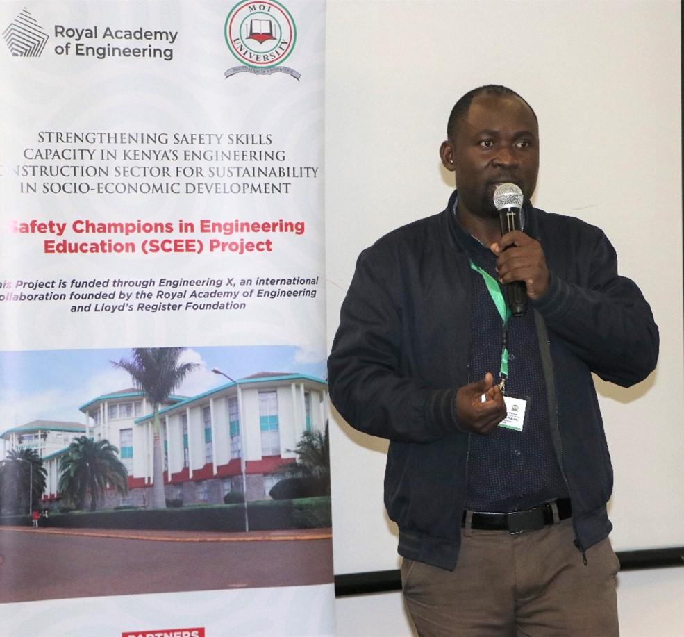 Prof. Augustine Makokha, Dean-School of Engineering and Project PI